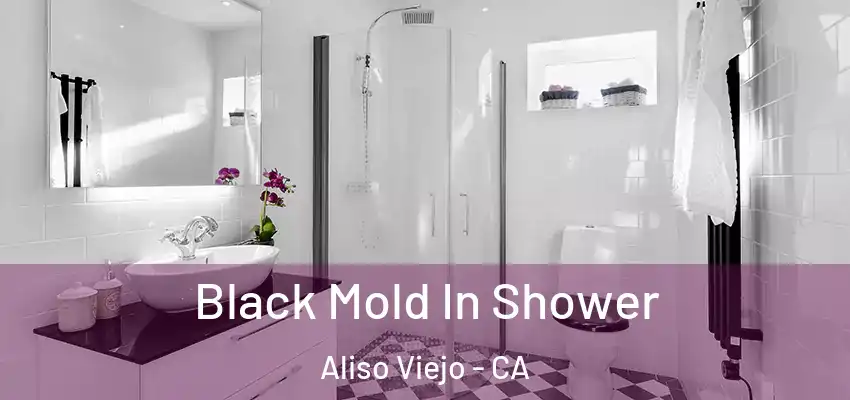  Black Mold In Shower Aliso Viejo - CA