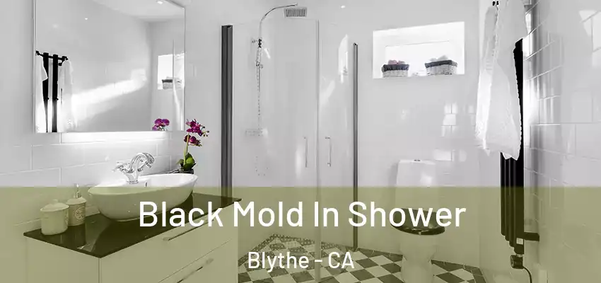  Black Mold In Shower Blythe - CA