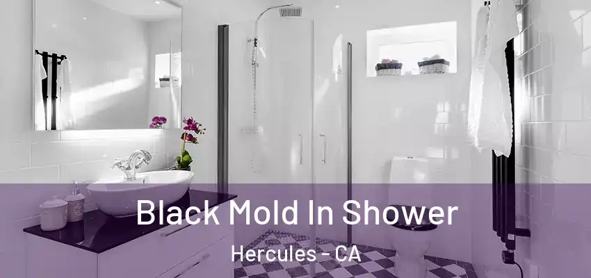  Black Mold In Shower Hercules - CA