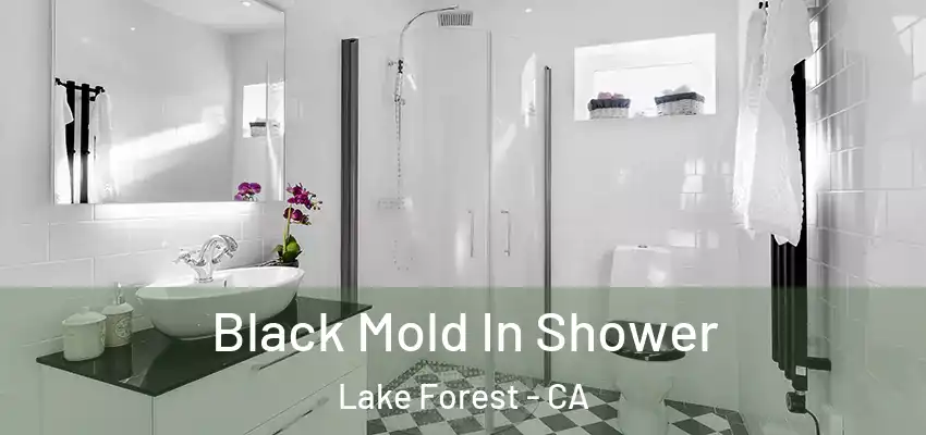  Black Mold In Shower Lake Forest - CA