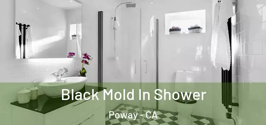  Black Mold In Shower Poway - CA