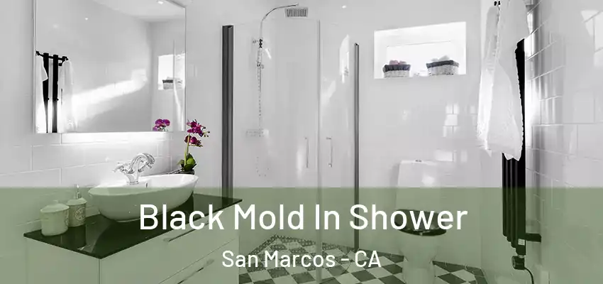  Black Mold In Shower San Marcos - CA