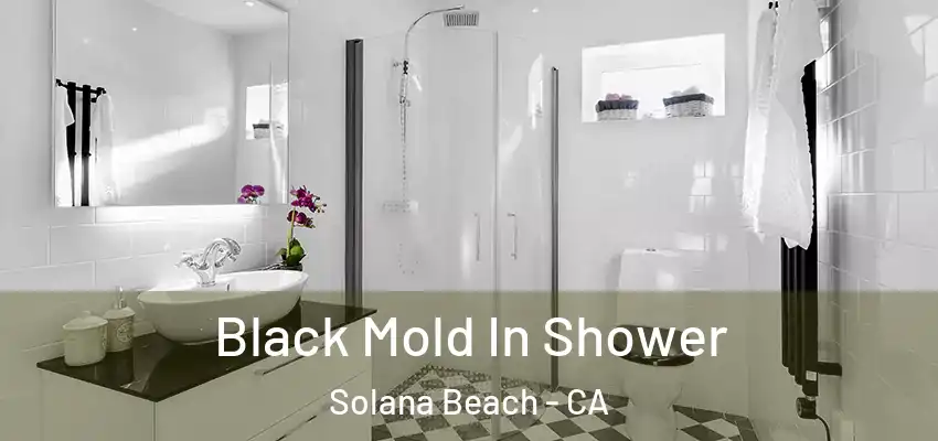  Black Mold In Shower Solana Beach - CA