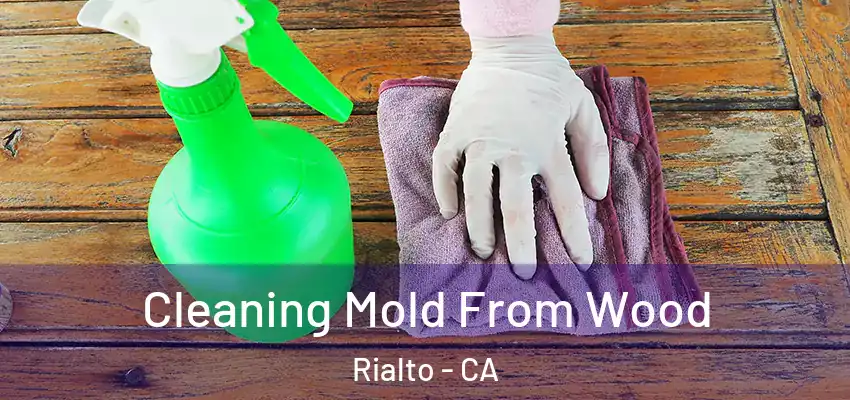 Cleaning Mold From Wood Rialto - CA