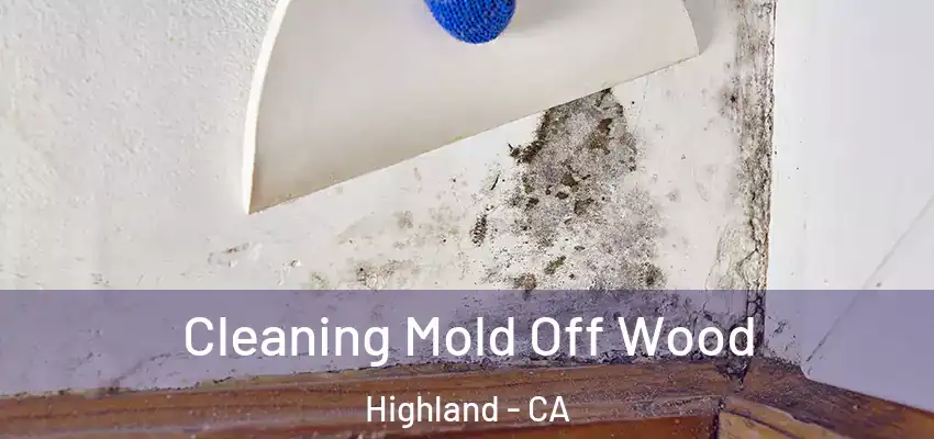 Cleaning Mold Off Wood Highland - CA