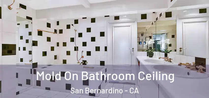 Mold On Bathroom Ceiling San Bernardino - CA